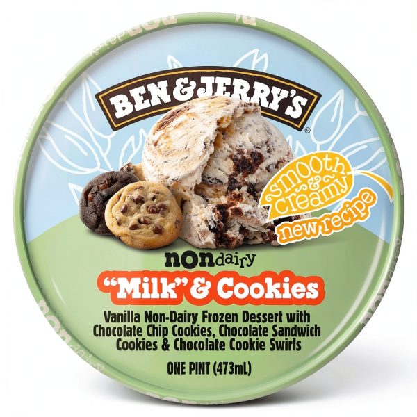 Ben Jerrys NonDairy Vegan Ice Cream Vanilla Cookie Swirl-8
