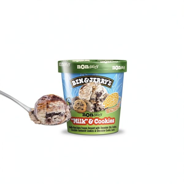 Ben Jerrys NonDairy Vegan Ice Cream Vanilla Cookie Swirl-5