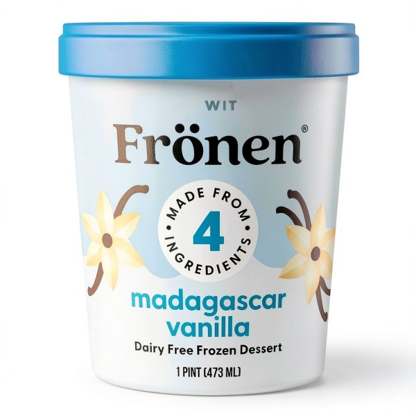 Fronen Plant Based Ice Cream No Hydrogenated Fats-0