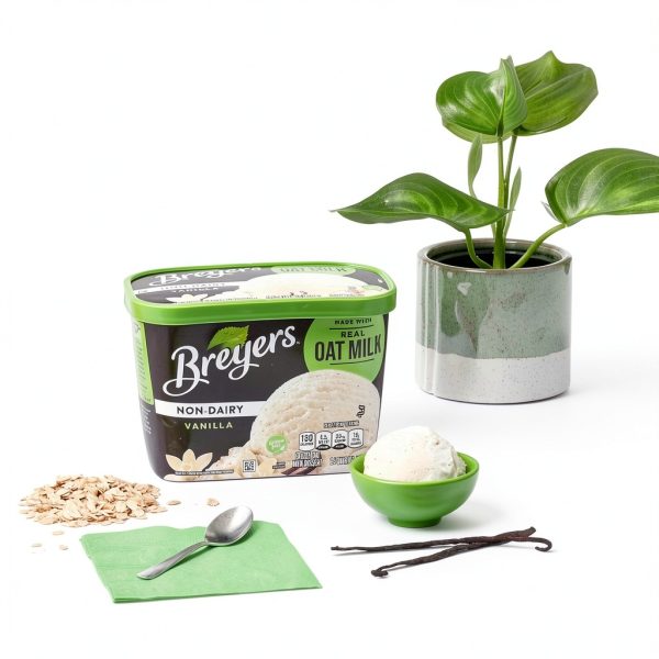 Breyers Non-Dairy Vanilla Ice Cream Oat Milk Gluten-Free-7