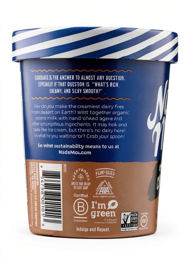 Nadamoo Chocolate Coconut Milk Ice Cream Dairy Free-1
