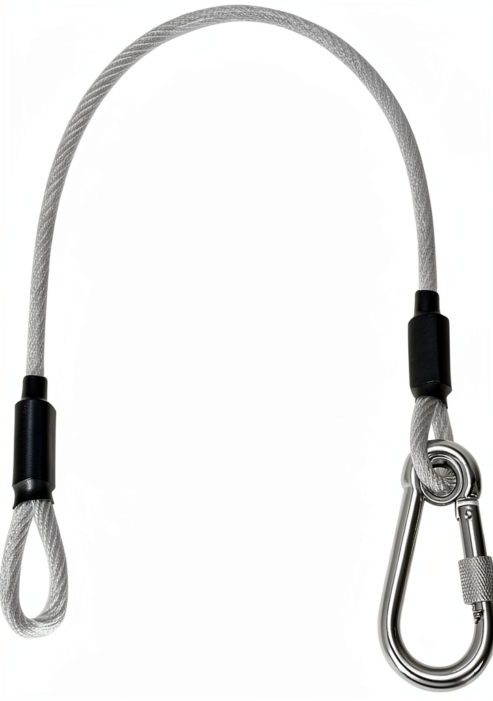 Mi Metty chew proof dog leash extension attached to a collar during a walk