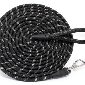 ZALER Dog Leash Screw Lock Carabiner Training Rope-0