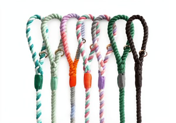 NUGUTIC Cotton Dog Leash Fashion Design Comfort Grip-5