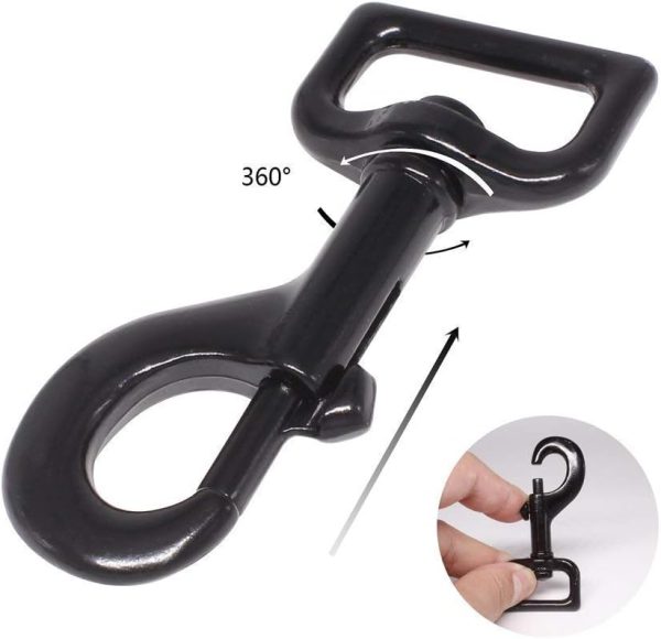 JEWOSTER Dog Leash Dual Handle Reflective Nylon Control-3