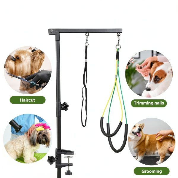 Getlstub Dog Grooming Arm Adjustable Height No Sit Haunch-7