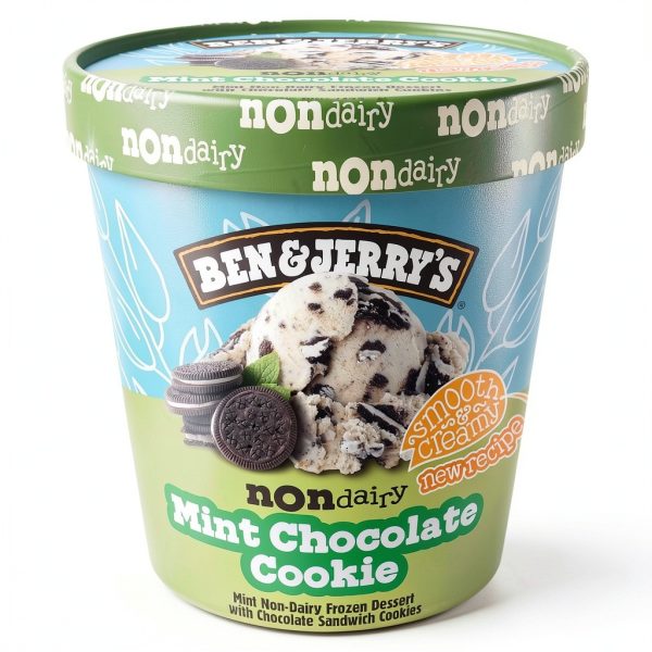 Ben Jerrys NonDairy Mint Ice Cream Vegan Dessert Pint-3