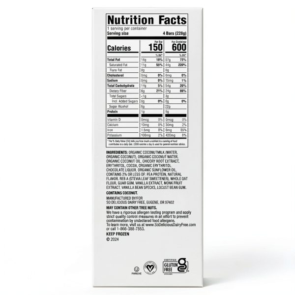 So Delicious Dairy Free Coconutmilk Frozen Dessert Bars-8