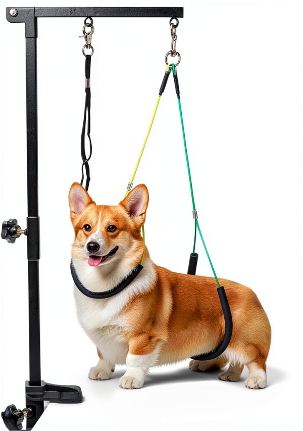 Getlstub Dog Grooming Arm Adjustable Height No Sit Haunch-0