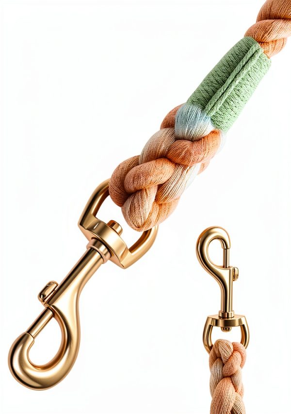 NUGUTIC Cotton Dog Leash Fashion Design Comfort Grip-3