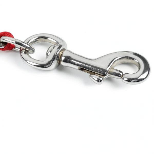 LUFFWELL Dog Leash Heavy Duty Chain Core Comfort Grip Handle-3