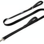 Max and Neo Dog Leash Double Handle Nylon Traffic Control-0