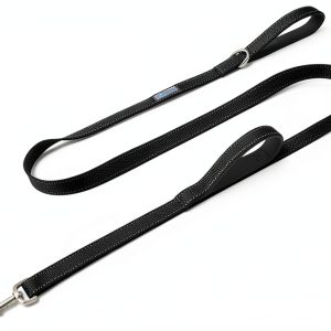 Max and Neo Dog Leash Double Handle Nylon Traffic Control-0