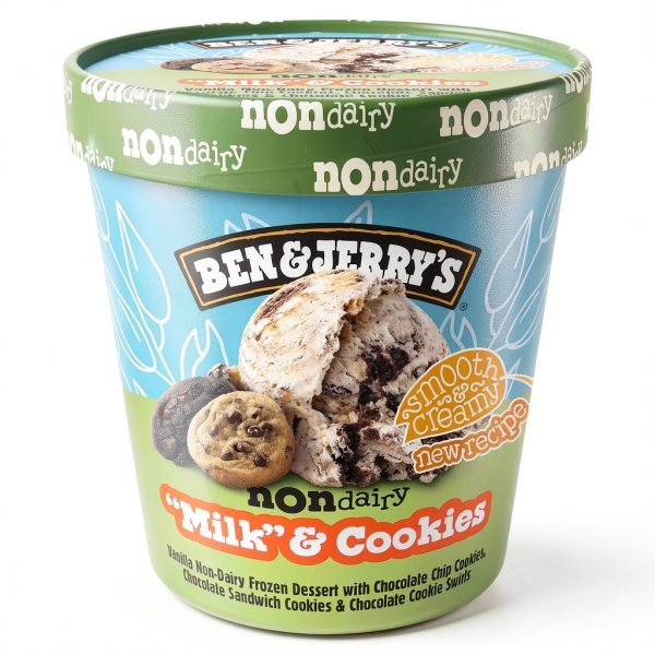 Ben Jerrys NonDairy Vegan Ice Cream Vanilla Cookie Swirl-3