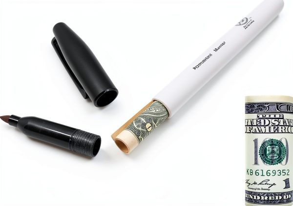 Secret Stash Pen Compact Safe Black ABS Design-0