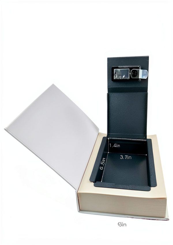 Diversion Safe Generic Metal Compact Book Safe-3