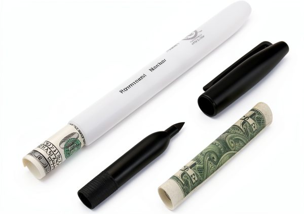 Secret Stash Pen Compact Safe Black ABS Design-6