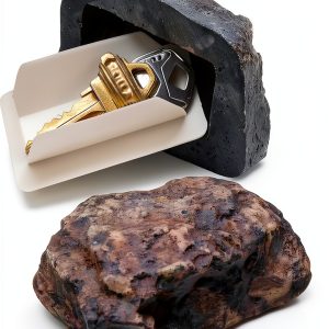 Chinshwehaw Hidden Rock Key Safe Waterproof Garden-0