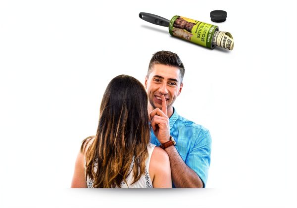 AZ-Homey Green Tin Roller Lint Cleaner Storage-2