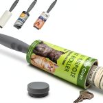 AZ-Homey Green Tin Roller Lint Cleaner Storage-0
