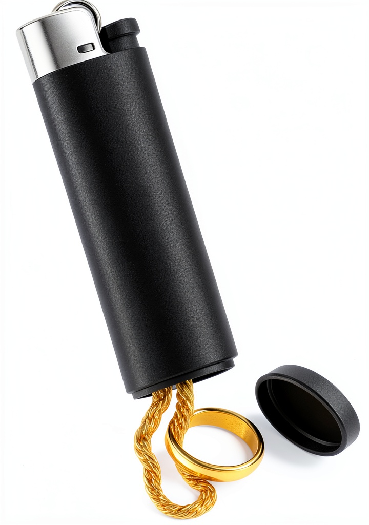Fake lighter diversion safe in a pocket