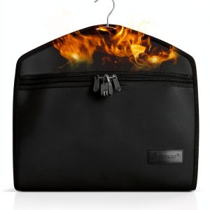 Fireproof Safe JUGREAT Black Electronic Lock-0