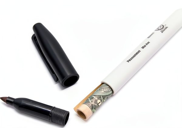 Secret Stash Pen Compact Safe Black ABS Design-4
