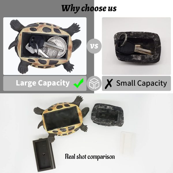 USEAMIE Turtle Key Hider Wall Mount Waterproof ABS Diversion Safe-7