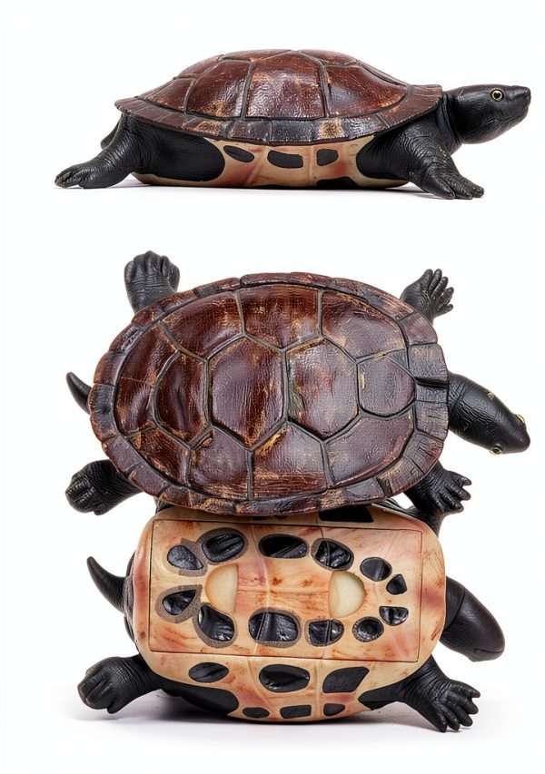 USEAMIE Turtle Key Hider Wall Mount Waterproof ABS Diversion Safe-1