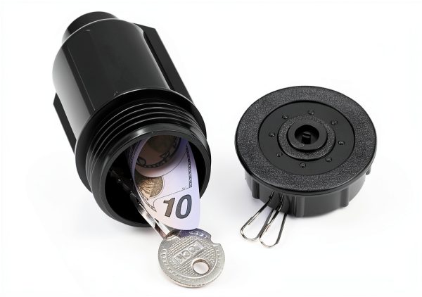 Vantasii Key Lock Diversion Safe Black ABS Waterproof 55g Portable-0