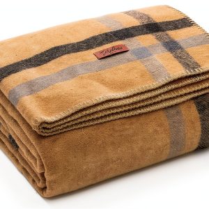 100% Wool Blanket Molithe Large Forest Military Outdoor 62x86-0